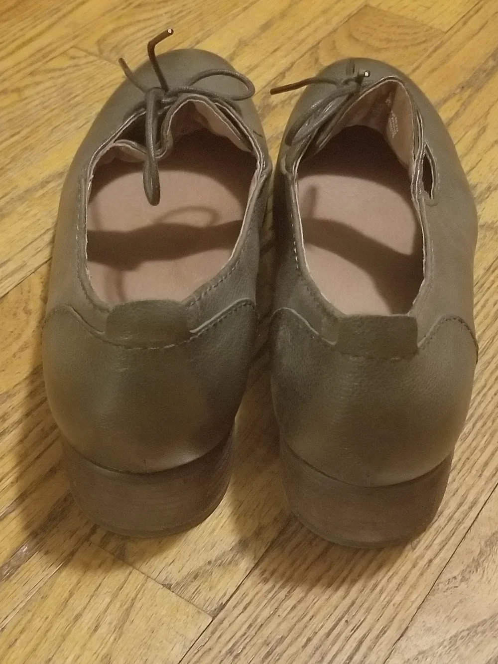 Dansko Larose Womens Olive Green Leather Lace Up Mary Jane Shoes in size 10 (41)